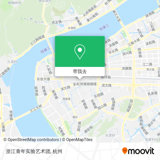 浙江青年实验艺术团地图