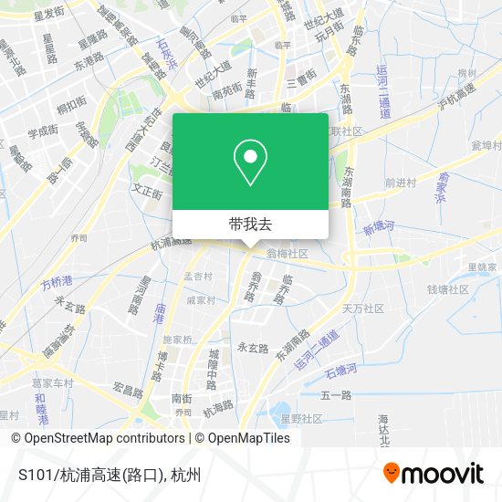 S101/杭浦高速(路口)地图