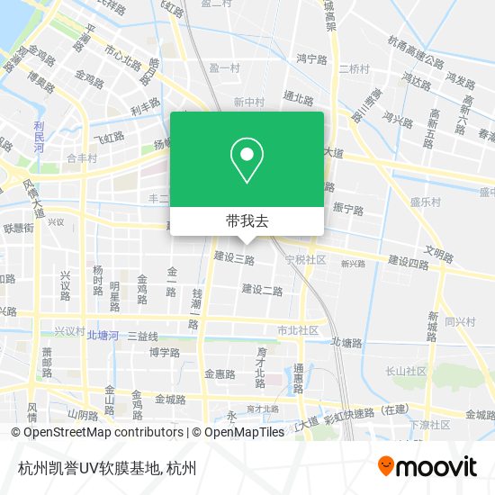 杭州凯誉UV软膜基地地图