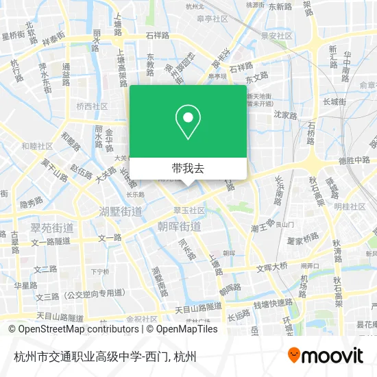 杭州市交通职业高级中学-西门地图