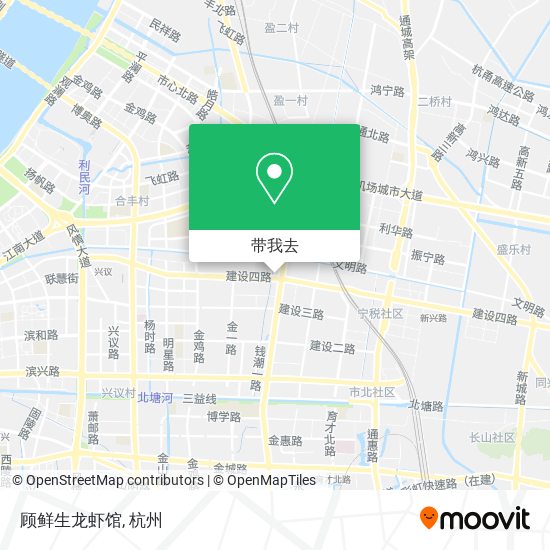 顾鲜生龙虾馆地图