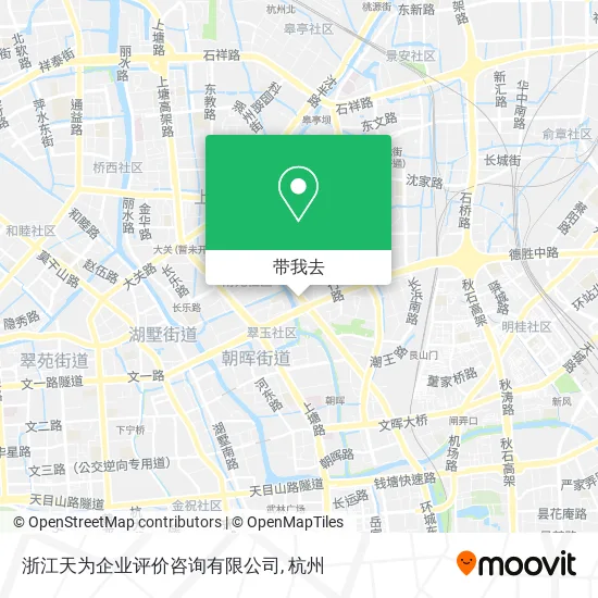 浙江天为企业评价咨询有限公司地图