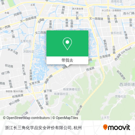 浙江长三角化学品安全评价有限公司地图