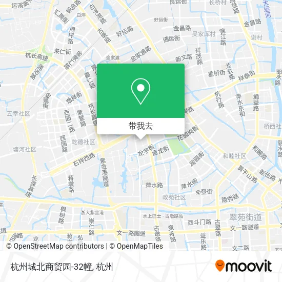 杭州城北商贸园-32幢地图