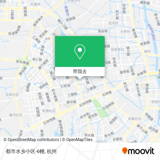 都市水乡小区-6幢地图