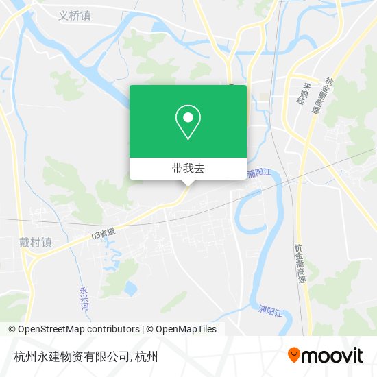 杭州永建物资有限公司地图