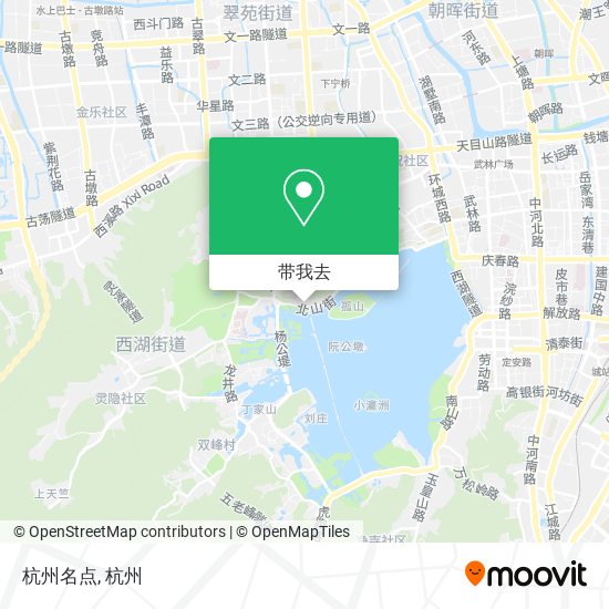 杭州名点地图