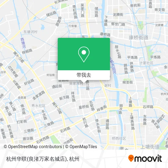杭州华联(良渚万家名城店)地图