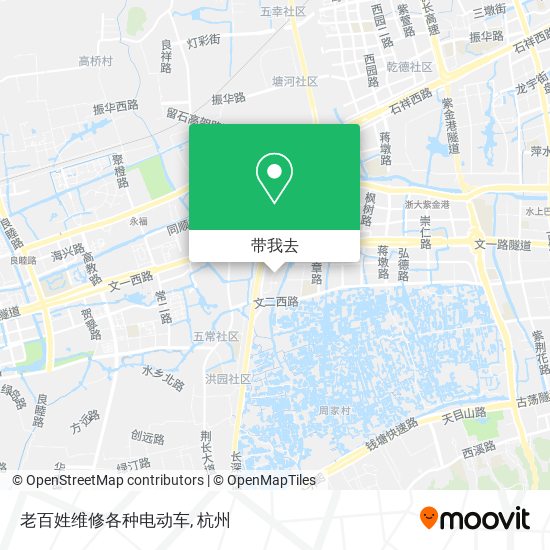 老百姓维修各种电动车地图