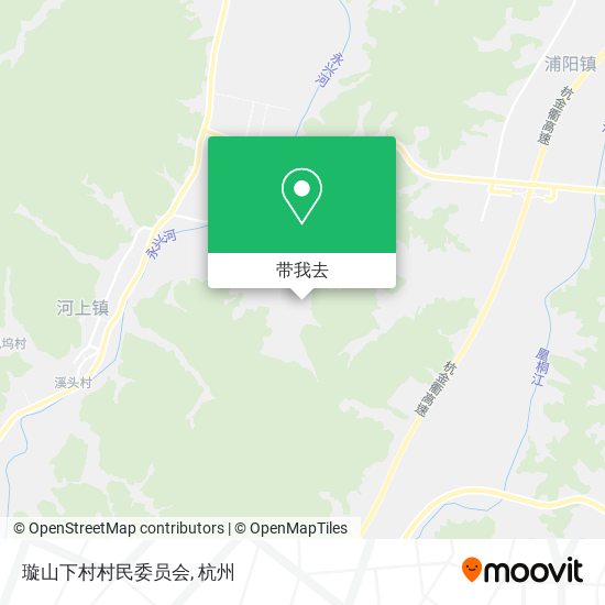 璇山下村村民委员会地图