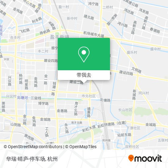 华瑞·晴庐-停车场地图