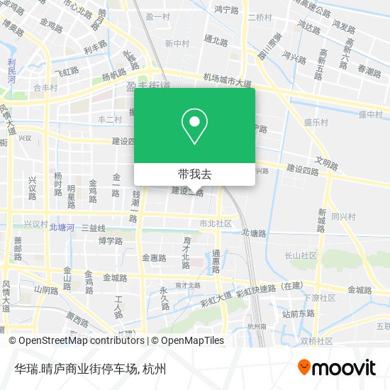 华瑞.晴庐商业街停车场地图