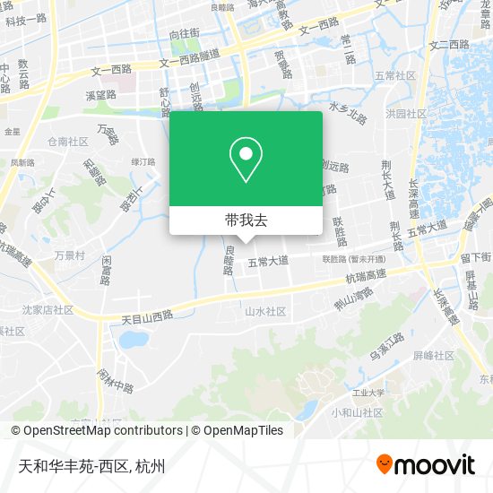 天和华丰苑-西区地图