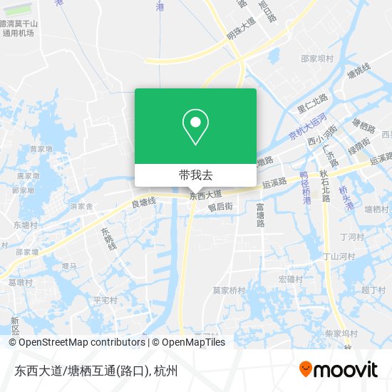 东西大道/塘栖互通(路口)地图