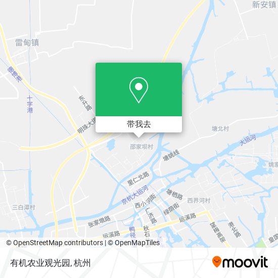 有机农业观光园地图