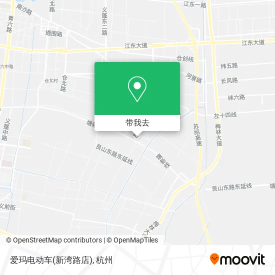 爱玛电动车(新湾路店)地图