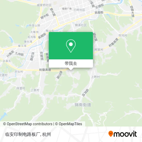 临安印制电路板厂地图