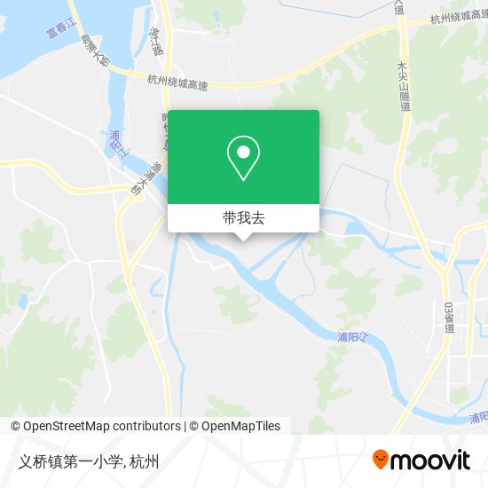 义桥镇第一小学地图
