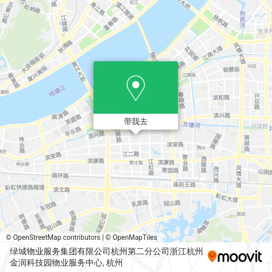 绿城物业服务集团有限公司杭州第二分公司浙江杭州金润科技园物业服务中心地图