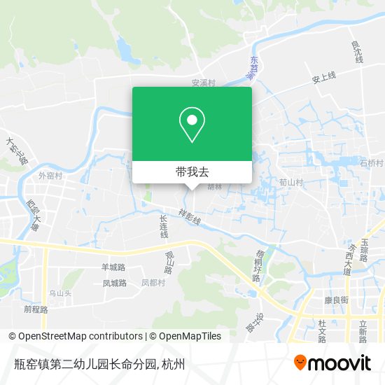 瓶窑镇第二幼儿园长命分园地图