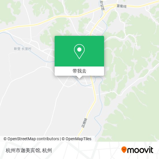 杭州市迦美宾馆地图