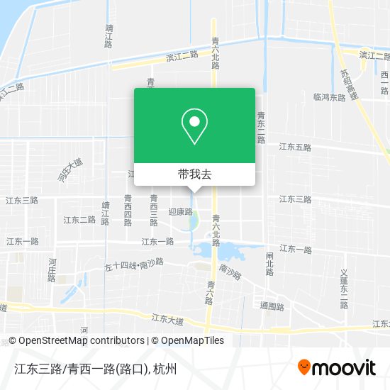 江东三路/青西一路(路口)地图