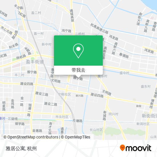 雅居公寓地图