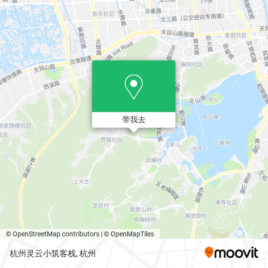 杭州灵云小筑客栈地图
