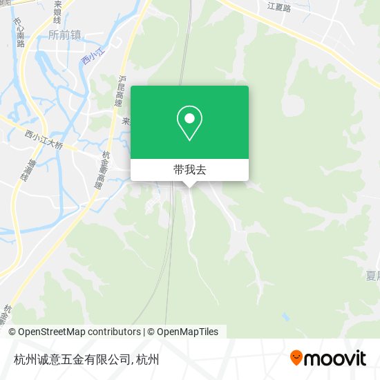 杭州诚意五金有限公司地图