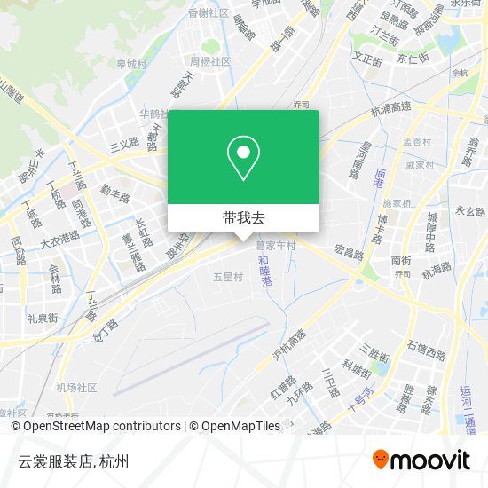 云裳服装店地图