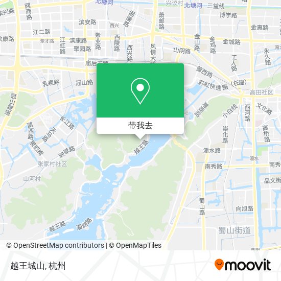 越王城山地图