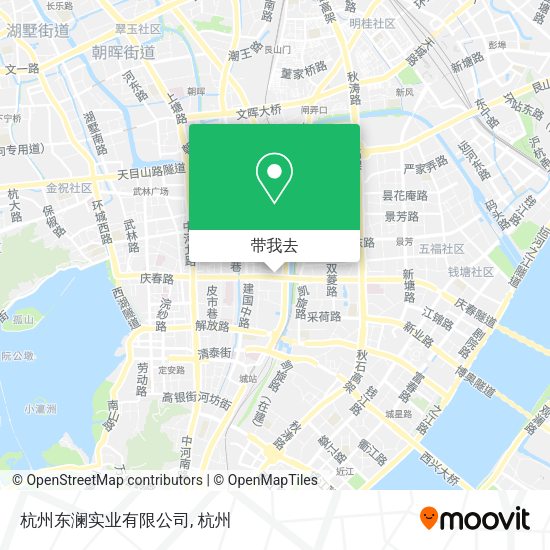 杭州东澜实业有限公司地图