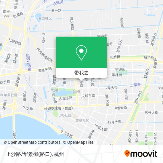 上沙路/华景街(路口)地图