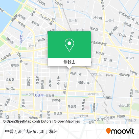 中誉万豪广场-东北3门地图