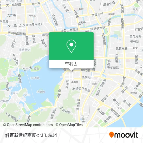 解百新世纪商厦-北门地图