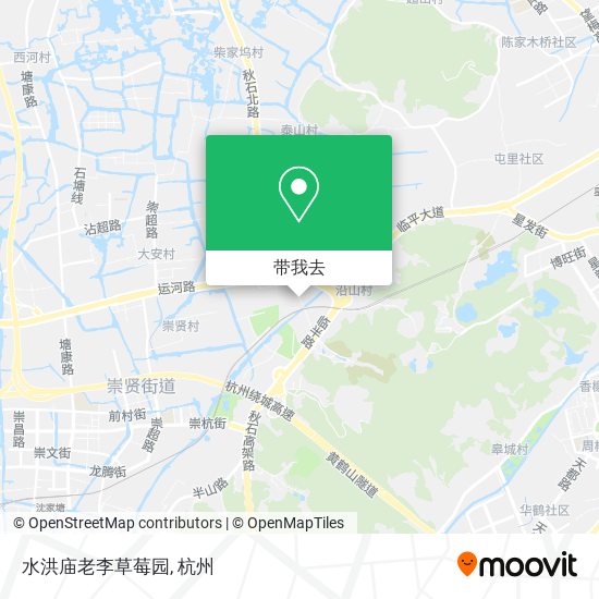 水洪庙老李草莓园地图