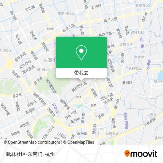 武林社区-东南门地图