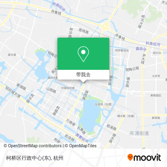 柯桥区行政中心(东)地图