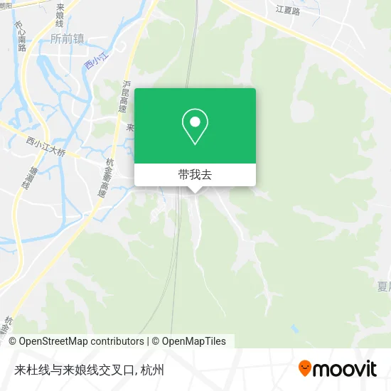 来杜线与来娘线交叉口地图
