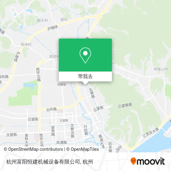 杭州富阳恒建机械设备有限公司地图