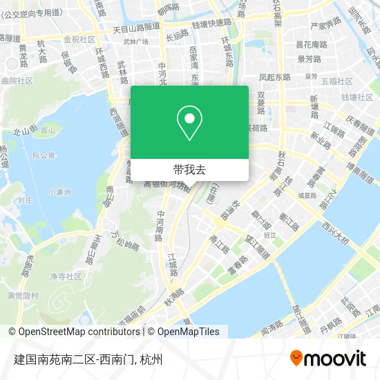 建国南苑南二区-西南门地图