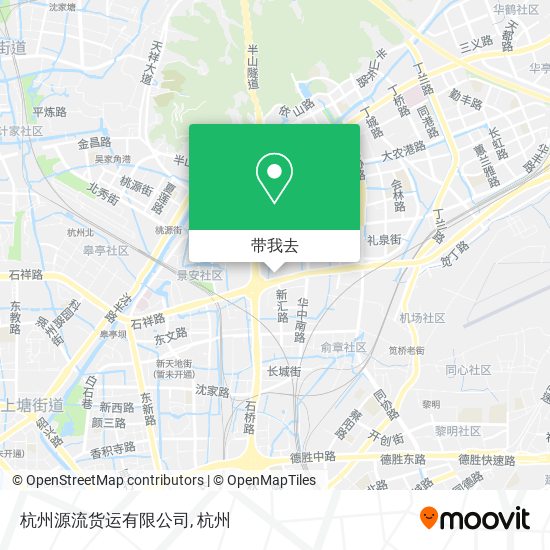杭州源流货运有限公司地图
