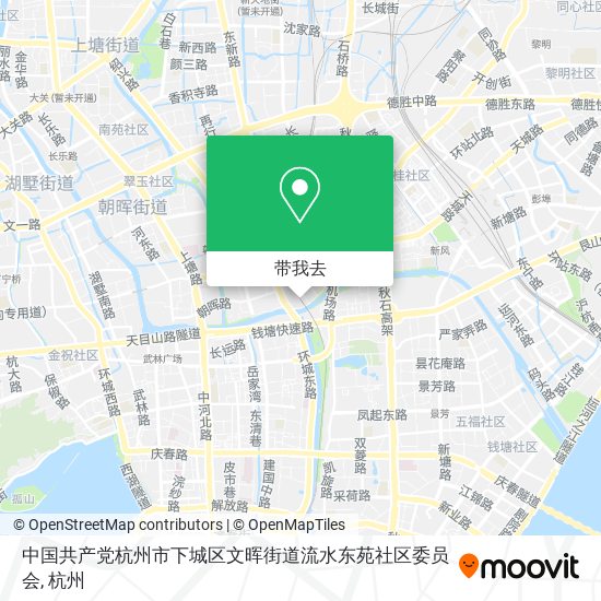 中国共产党杭州市下城区文晖街道流水东苑社区委员会地图