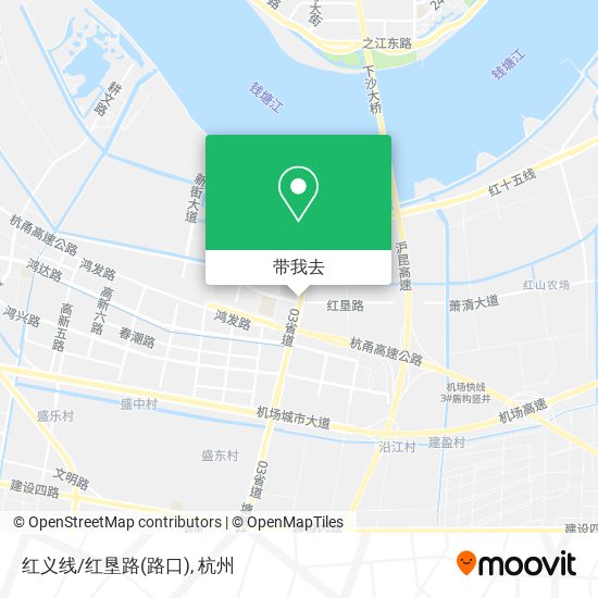 红义线/红垦路(路口)地图