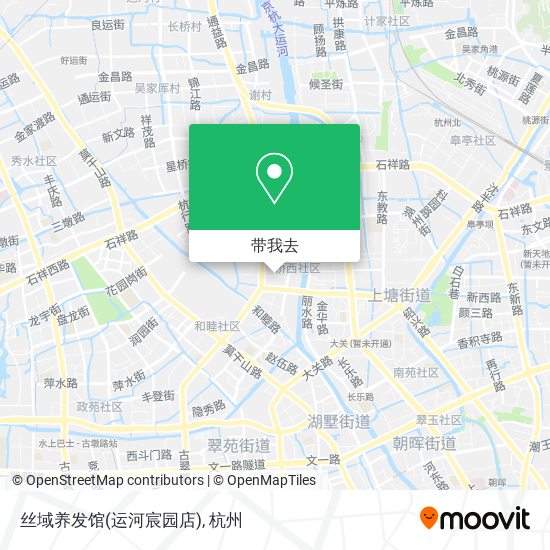 丝域养发馆(运河宸园店)地图
