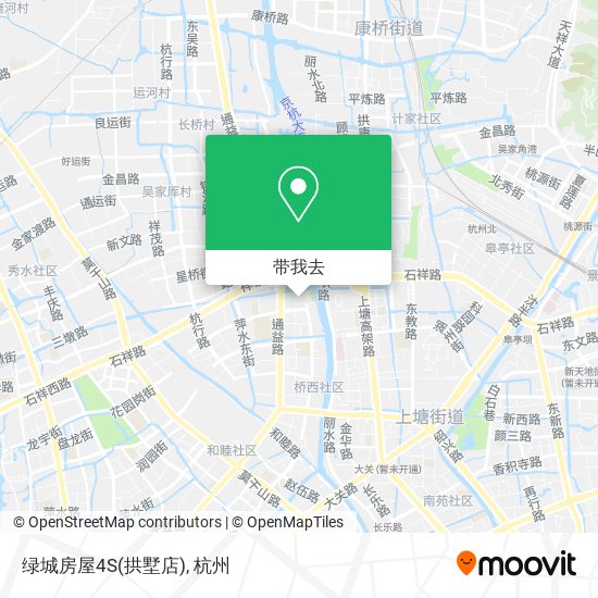 绿城房屋4S(拱墅店)地图