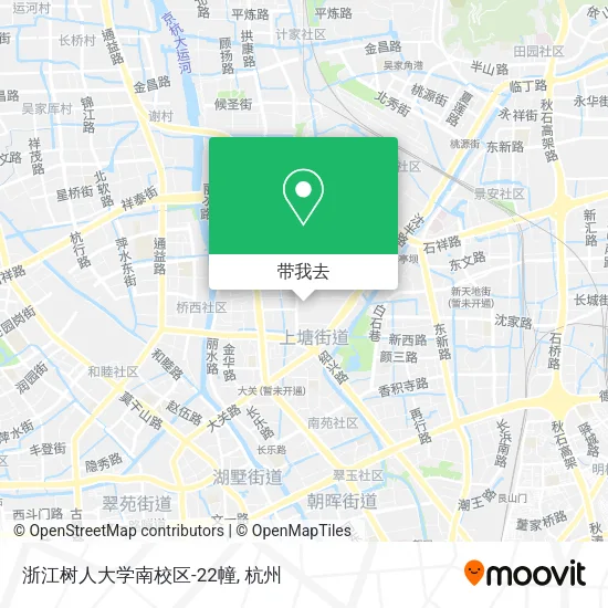 浙江树人大学南校区-22幢地图