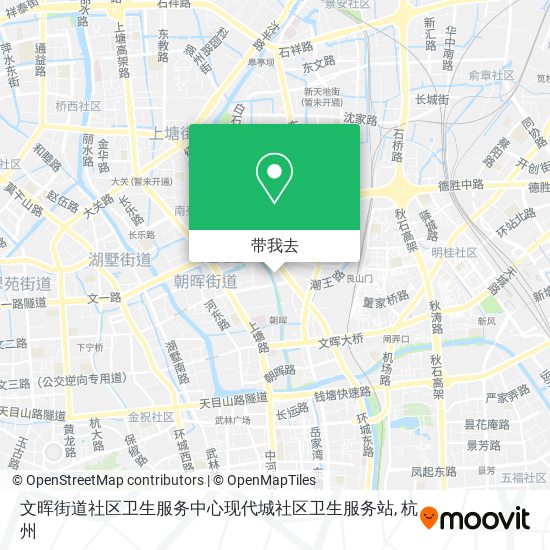 文晖街道社区卫生服务中心现代城社区卫生服务站地图