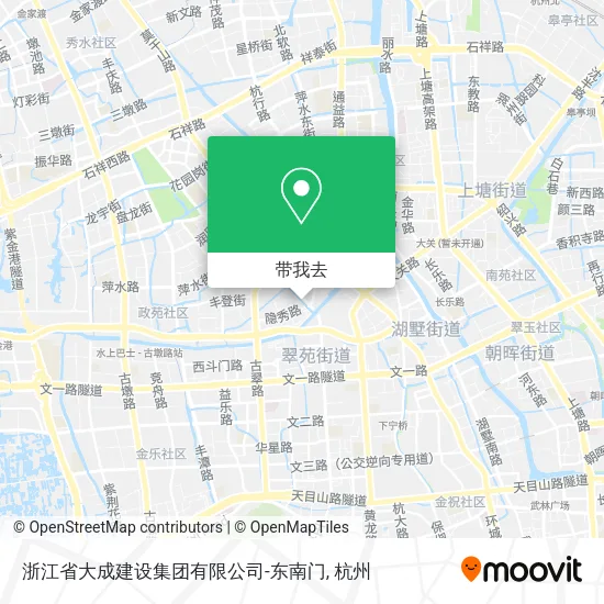浙江省大成建设集团有限公司-东南门地图