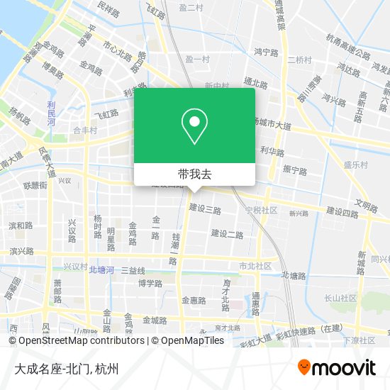大成名座-北门地图